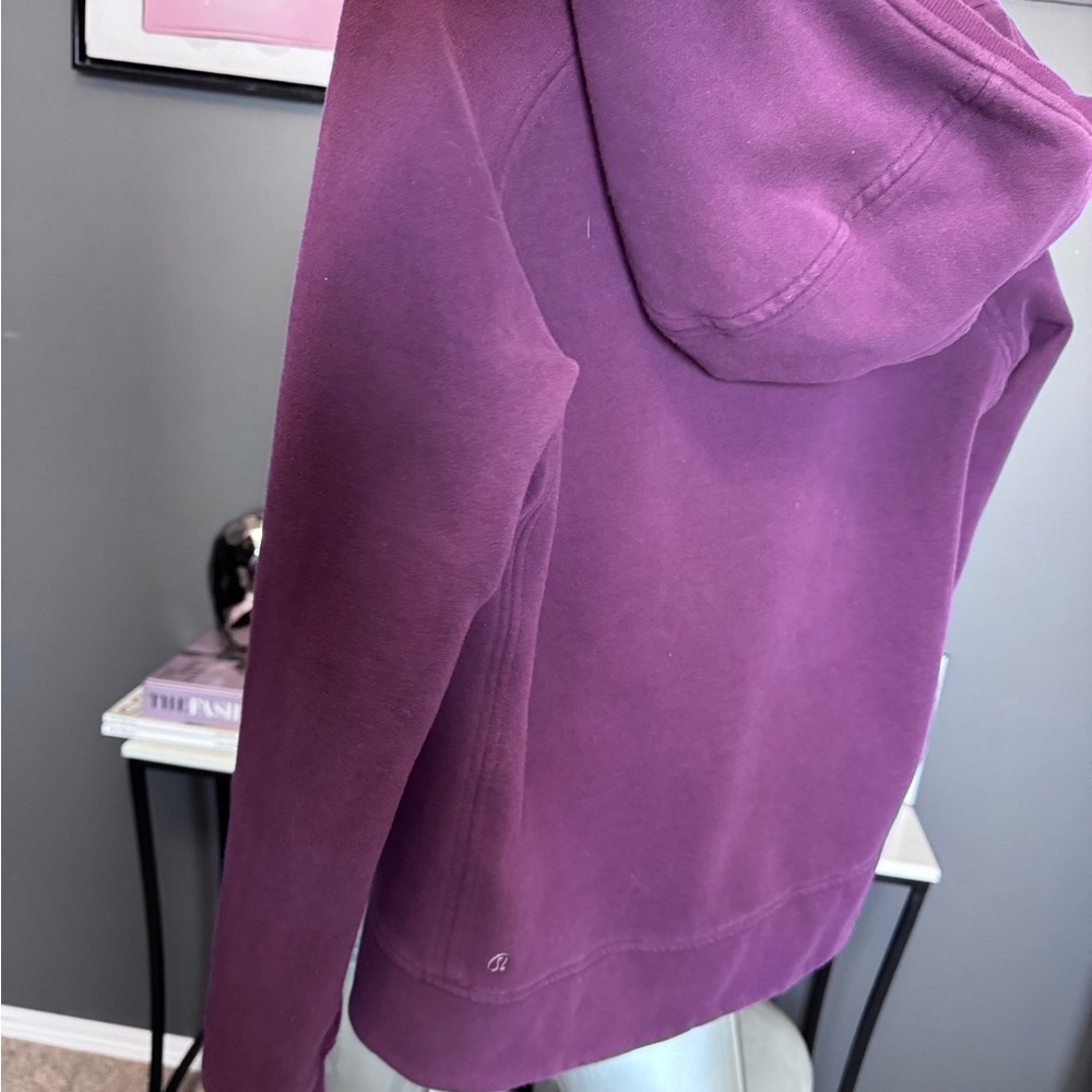 ❌SOLD❌ Lululemon Plum Purple Zip Hoodie - Picture 4 of 7
